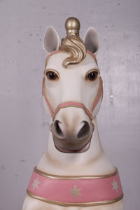 CHRISTMAS CAROUSEL HORSE JR 160206