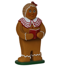 Load image into Gallery viewer, GINGERBREAD GIRL WITH BOOK JR 3124
