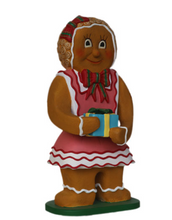 Load image into Gallery viewer, GINGERBREAD GIRL WITH GIFT JR 3125
