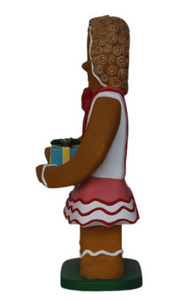 GINGERBREAD GIRL WITH GIFT JR 3125