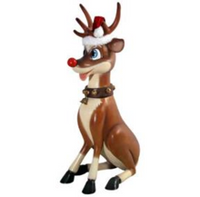 Load image into Gallery viewer, FUNNY REINDEER SITTING JR 080078
