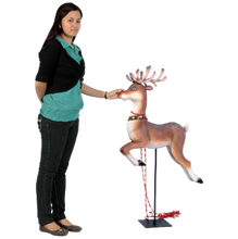 Load image into Gallery viewer, REINDEER FOR SANTA WITH SLEIGH JR 110004R
