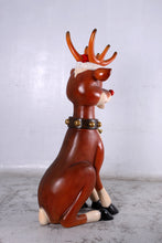 Load image into Gallery viewer, FUNNY REINDEER SITTING 7FT JR 140003
