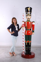 Load image into Gallery viewer, TOY SOLDIER WITH BATON RIGHT HAND -GREEN PANTS JR-140109G
