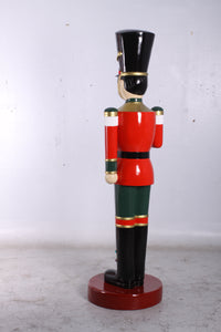 TOY SOLDIER WITH BATON RIGHT HAND -GREEN PANTS JR-140109G