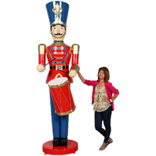 Load image into Gallery viewer, TOY SOLDIER WITH DRUM 9FT - JR 140110
