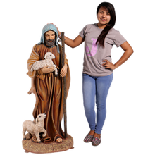 Load image into Gallery viewer, THE NATIVITY 4.5FT - SHEPERD WITH SHEEP JR 150052

