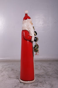 SKINNY SANTA WITH BELL AND WREATH JR 160156