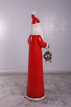 Load image into Gallery viewer, SKINNY SANTA WITH BELL AND WREATH JR 160156
