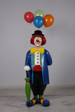 Load image into Gallery viewer, Clown with umbrella and balloons JR 180169
