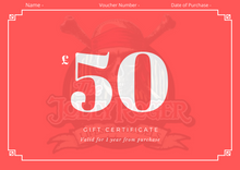 Load image into Gallery viewer, Jolly Roger Lifesize Models Gift Voucher
