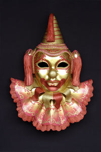 Buffone Mask - Red & Gold 3ft (JR 2731-A)