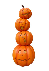 Stacked Pumpkins - JR C-165 (with faces)