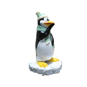 FUNNY PENGUIN THINKING WITH SNOW BASE - JR C-210