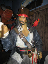 Load image into Gallery viewer, Captain Jack style Pirate with Beer &amp; Barrel Life-size (JR 2518)
