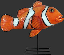 Load image into Gallery viewer, GIANT CLOWN FISH ON METAL STAND - JR 1000088
