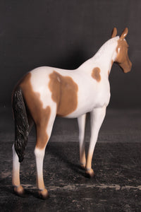 Horse Standing - Brown & White 3ft (JR 100011b)