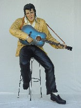 ELVIS STYLE SINGER SEATED WITH GUITAR -JR 1512