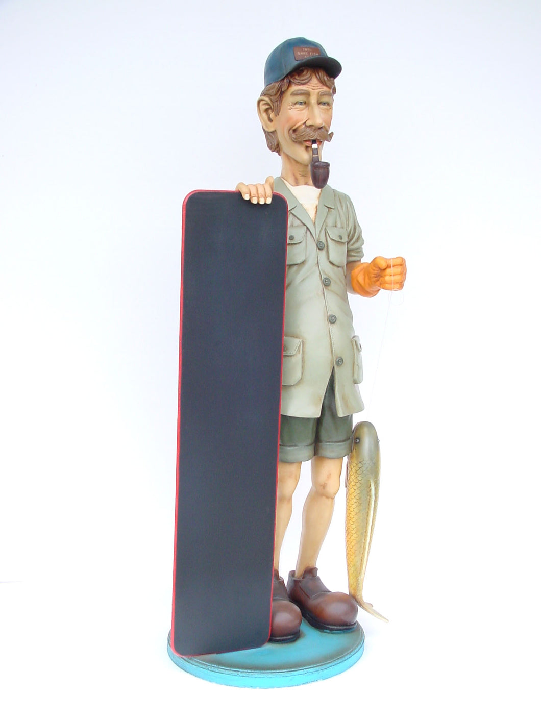 Fisherman Figure with Menu-board 5.5ft (JR 1884)
