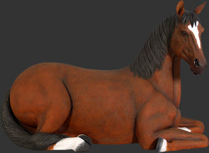 HORSE RESTING -JR 120059