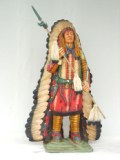 INDIAN WITH SPEAR & HEAD DRESS 6FT - JR 609