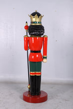 Load image into Gallery viewer, NUTCRACKER KING 6.5FT WITH SCEPTRE IN LEFT HAND JR 0057
