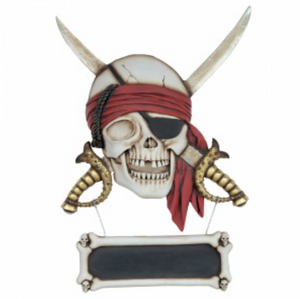 PIRATE WITH SWORDS WALL DECOR JR-EY
