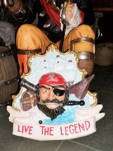 SIGN PIRATE - LIVE THE LEGEND (WITH TEXT) - JR R-075
