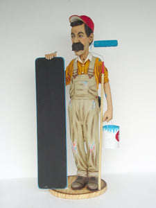 Painter/ Decorator Figure with Menu-board (JR 1886)