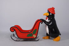 Load image into Gallery viewer, PENGUIN WITH SLEIGH JR 160265
