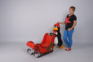 PENGUIN WITH SLEIGH JR 160265