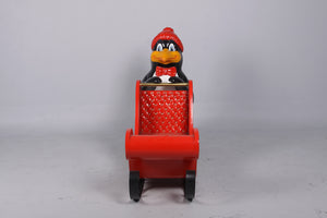 PENGUIN WITH SLEIGH JR 160265