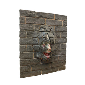 Brick Panel with Scary Face - JR S-001