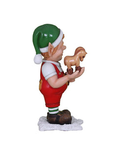 BUSHY ELF WITH HORSE AND HAMMER JR S-007