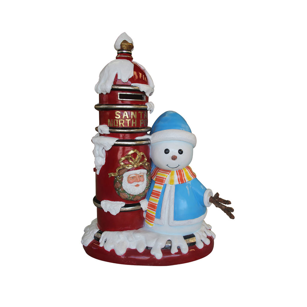MAILBOX WITH SNOWMAN JR S-047