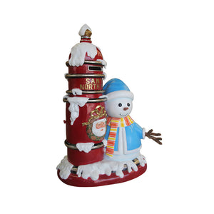 MAILBOX WITH SNOWMAN JR S-047