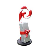 Load image into Gallery viewer, CANDY CANE SWIRL WITH GIFT BOX JR S-165
