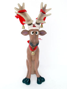 Funny Reindeer Sitting (JR 2294)