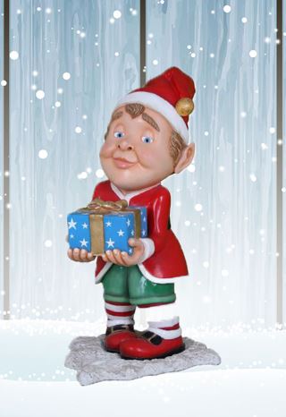 BABBO ELF WITH GIFT JR S-008